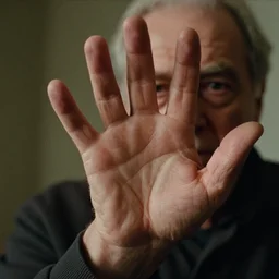 7 0 s movie still of a old man with trypophobia hand, cinestill 8 0 0 t 3 5 mm eastmancolor, heavy grain, high quality, high detail