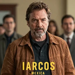 ricky gervais in narcos mexico, highly detailed, precise, trending on imdb