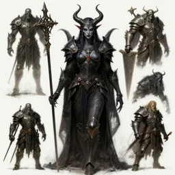 slavic demon bruxa, beksinski, age of sigma art, frank franzetta, ruan jia, dark soul armor concept, trending on artstation, wayne barlowe, adrian smith fantasy art, elden ring art, the hobbit art, lord of the ring art, infinity blade armor