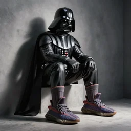 darth vader x yeezys x space boots