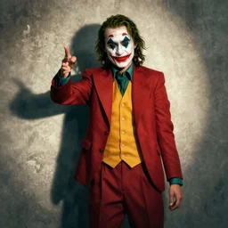 harriet hageman playing the joker, cinematic lighting, 8 k, establishing shot, realistic shadows