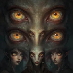 epic professional digital art of hungry eyes, radiant atmospheric lighting, painted, foreboding, eerie, alien, detailed, leesha hannigan, wayne haag, reyna rochin, ignacio fernandez rios, mark ryden, van herpen, best on artstation, cgsociety, epic, stunning, gorgeous, much wow, much detail, cinematic, masterpiece