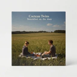 the cover to the new cocteau twins album titled'breakfast on the dam'