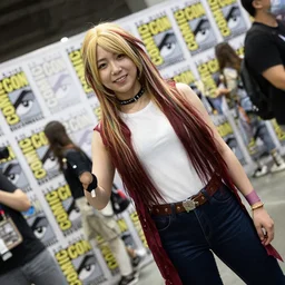 photo of comic con in 2022 slightly tilted angle