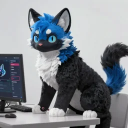 🟦 blue ⬛ black ♂🐱 - 🦇 catbat fursona 🦇👂 streaming 🎮🖥 games - n 4