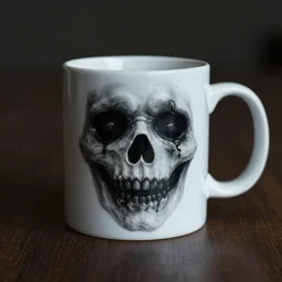 photo of a creepy mug