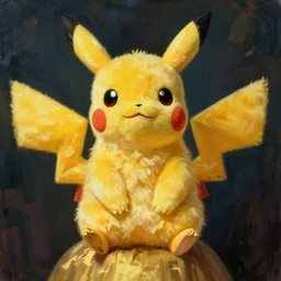 elegant woman dressed up as pikachu, art photo by Frantisek Drtikol
