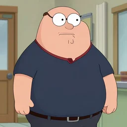 photo of peter griffin, photorealistic,