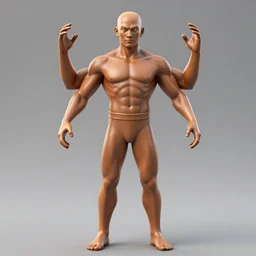 full body portrait 4 handed, tall goro from mortal combat movie, bald, 4 hands, bronze skin, digital fantasy art, parchment paper background, by greg rutkowski, boris valejo, style of gta 5 poster