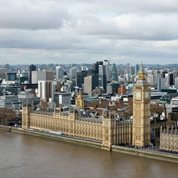 london, aerial perspective