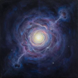 cosmic entity, detailed painting by alex gray