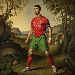 cristiano ronaldo by hieronymus bosch,