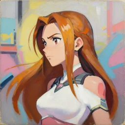 greg manchess portrait painting of asuna as overwatch character, medium shot, asymmetrical, profile picture, organic painting, sunny day, matte painting, bold shapes, hard edges, street art, trending on artstation, by huang guangjian, gil elvgren, ruan jia, greg rutkowski, gaston bussiere