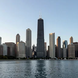 Rendering of the Chicago skyline