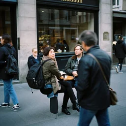 Candid Street Photography. Rollei Advanced Technical Ortho
