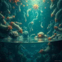 creatures infusion digitaltransformation images underwater astrophotography screenshotsaturday luscious contemporaryart kaur fractal submerged [... ] natgeo fractal apocalyptic illustration groundwater venetian