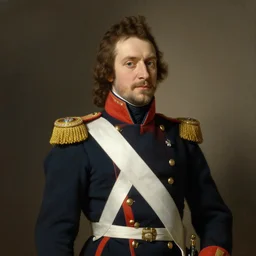 a beautiful portrait of jaryd lazar in a general's outfit, by rembrandt, featured on artstation