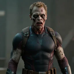 film still of zombie Sam Wilson as a zombie in new avengers movie, 4k