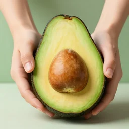 ultra - realistic avocado with avocado hands and avocado legs