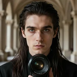 closeup portrait of nosferatu in the cloisters, depth of field, zeiss lens, detailed, symmetrical, centered, fashion photoshoot, by Annie Leibovitz and Steve McCurry, David Lazar, Jimmy Nelsson, Breathtaking, 8k resolution, extremely detailed, beautiful, establishing shot, artistic, hyperrealistic, beautiful face, octane render