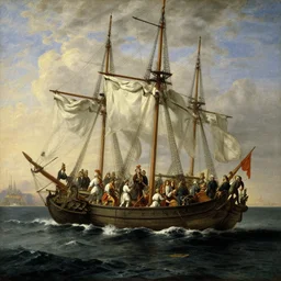the raft of the medusa, painting by lawrance alma - tadema
