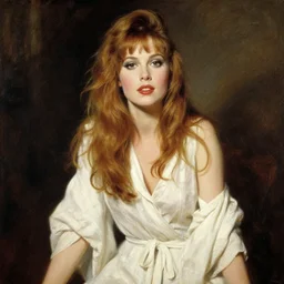 Dawn Davenport from Female Trouble, portrayed by Divine, John Waters movie, painted by Bouguereau