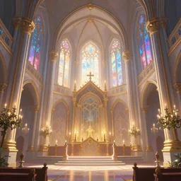 prayers in church, intricate, elegant, fantasy, highly detailed, digital painting, concept art, sharp focus, illustration, beautiful volumetric lighting, epic light, artstation, magic hour lighting, colorful, sunshine, springtime, art by Sylvain Sarrailh