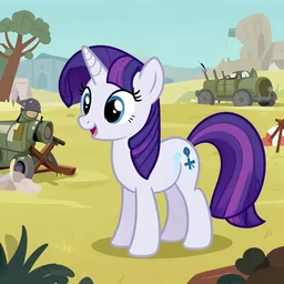 My Little Pony in World War 2 battlefield