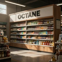 drugstore, octane render, artstation trending, highly detailded