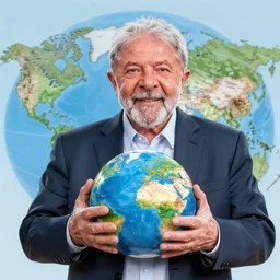 president lula da silva saves the world realistic epic detailed masterpiece