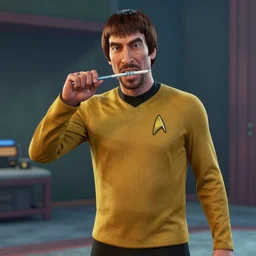 Mr spock from star trek doing the floss gta 5