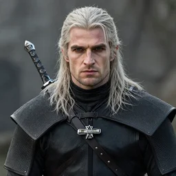 sean bean as geralt in the witcher netflix series