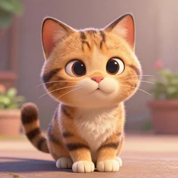 pixar movie, tabby cat, 3 d, pixar _ tabby _ cat