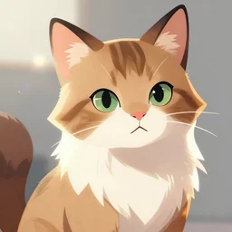 artwork of a beautiful and cute female furry cat, lens flare, trending on e 6 2 1, artstation, furaffinity, deviantart, pixiv, ultra detailed, 8 k hdr, low contrast, cell shading, flat colors, by jay naylor, wolfy na