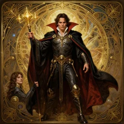 johnny depp bale as dracula, intricate, d & d, wizard, powerful, fantasy, art nouveau, baroque style, digital painting, trending on artstation, sharp focus, wide shot, illustration, global illumination, ray tracing, art by artgerm and greg rutkowski and ruan jia