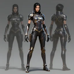 character design, concept art, battle angel alita. by rembrandt 1 6 6 7, illustration, by konstantin razumov, sci - fi, frostine engine, vibrant colors, fractal flame, crystalized