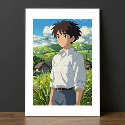 ilya kuvshinov, artgerm, makoto shinkai art print, expert composition