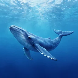 a concept scene illustration depicting a blue whale at the bottom of the azure sea, with a crystal texture and a dreamy atmosphere ， super wide angle ， matte painting ， rtx on ， by ivan aivazovsky ， trending on cgsociety and artstation ， hyper - realism