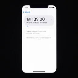weird iphone screen message