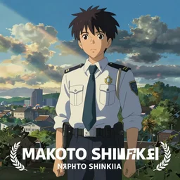 FBI agent, from the anime film by makoto shinkai