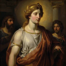 riveting gracious seductive oracle of delphi portrait, soft rim light, mysterious atmospheric lighting, painted, intricate, volumetric lighting, beautiful, rich deep colours masterpiece, golden hour, sharp focus, ultra detailed, by leesha hannigan, ross tran, thierry doizon, kai carpenter, ignacio fernandez rios