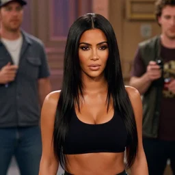 film still of kim kardashian in jackass tv show, 8 k