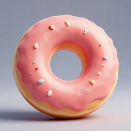 Donut, 3d blender render