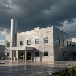 secret government facility. exterior.