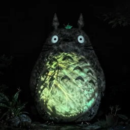 glow in the dark totoro