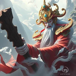 god of the vietnamese, highly detailed, digital painting, artstation, concept art, smooth, sharp focus, illustration, unreal engine 5, 8 k, art by artgerm and greg rutkowski and edgar maxence