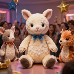 sentient stuffed animal party