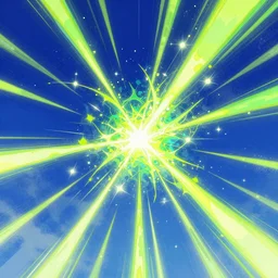 deity trending on PIXIV with that ULTRA FLUORESCENT HIGH VELOCITY skybeams type of painterly impasto brush strokes