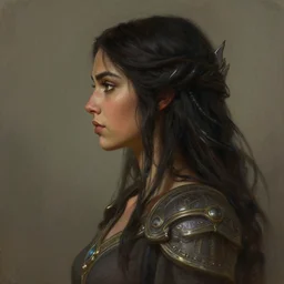 side profile portrait of maya ali wind sorcerer, octane render, gloomhaven, greg manchess painting by sargent and leyendecker, fantasy, intricate, elegant, matte painting, illustration, hearthstone, by jesper ejsing, makoto shinkai and lois van baarle and ilya kuvshinov, rhads, by greg rutkowski, by greg tocchini, by james gilleard, by joe fenton
