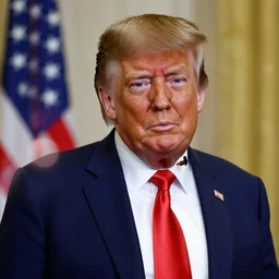 donald trump with a one inch chode